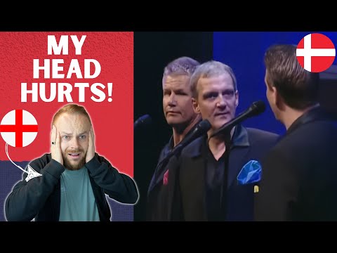 Englishman Reacts to... Danish Cabaret - Linie 3 "Hvem spiller trommer" "Who plays the drums?"