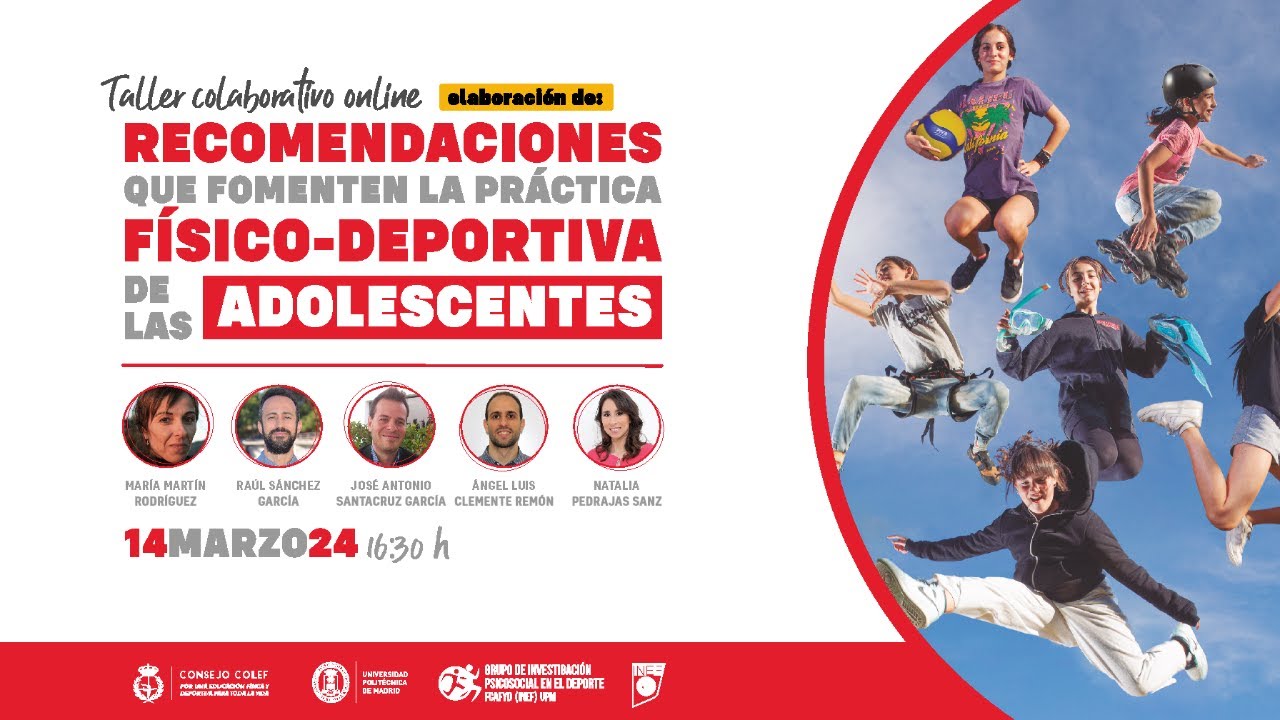 Taller de elaboración de recomendaciones que fomenten la práctica físico-deportiva en adolescentes