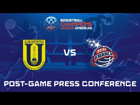 PRESS CONFERENCE | UdeC v Sesi Franca | Basketball Champions League Americas