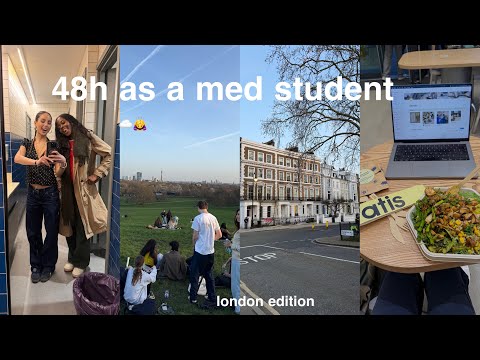 48h in the life of a medical student in london 🩺 productive + fun vlog