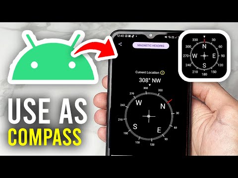 Part of a video titled How To Use Android Phone As A Compass - Full Guide - YouTube