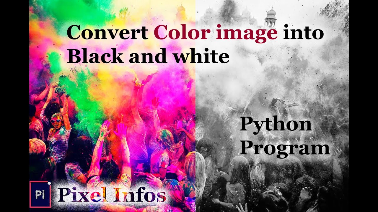 Python program to Convert Color Image into Black and White image
