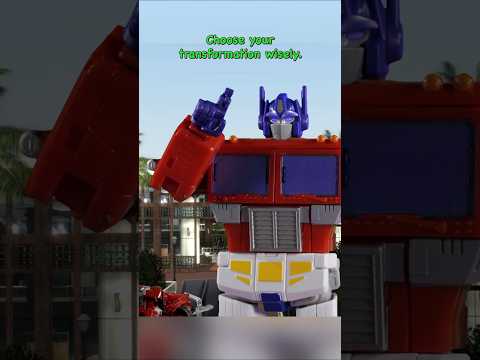 This is NOT How You Transform! (Transformers Stop Motion) #transformers #shorts