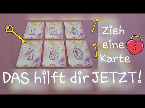 Was hilft dir JETZT weiter? | Zieh eine Karte | zeitlos