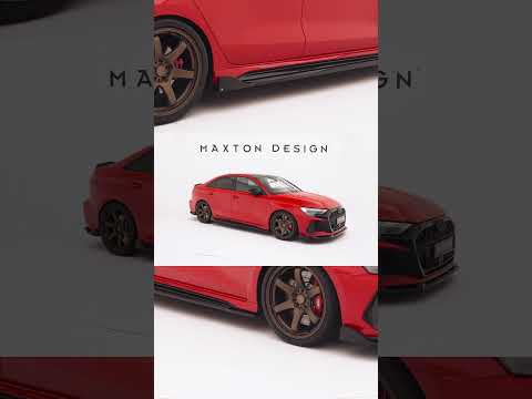 Audi RS3 8Y FL with splitters kit, springs, rims, exhaust & PPF is ready for the season!🔥#maxtonized