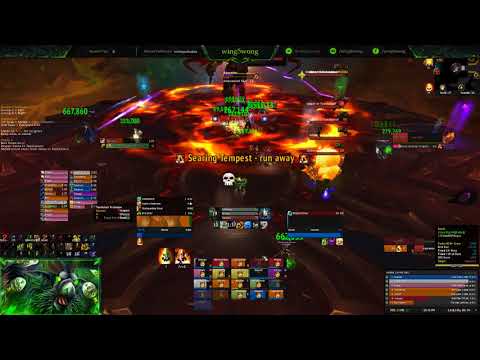 Mythic ABT - Aggramar - Resto PoV (Incl. Boss actually dieing)