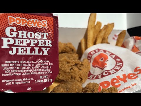 Popeyes Cheddar Biscuit Butterfly Shrimp Food Review