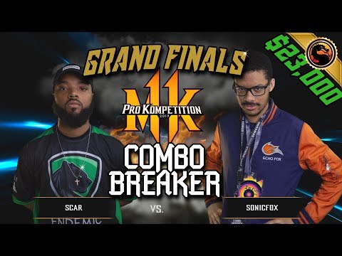 MK11 | Combo Breaker 2019 | $23,000 GRAND FINALS | Sonicfox vs Scar | Epic Finish!