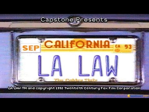 L.A. Law gameplay (PC Game, 1992)