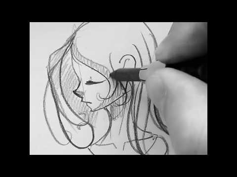 1 min girl face sketch by Dato Kiknavelidze