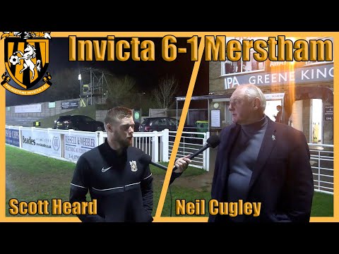 Reaction | Neil Cugley & Scott | Folkestone Invicta 6-1 Merstham