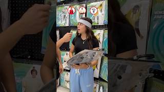 Choosing Halloween Costumes BLINDFOLDED ​⁠(Spirit Halloween) ​⁠@YoAlyssaaaa ​⁠​⁠@YoMariah
