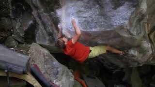 Video thumbnail of Scarred for life, 8b+. Fionnay