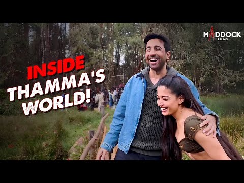 Thamma BTS - Inside Thamma's World | Ayushmann K | Rashmika M | In Cinemas Now