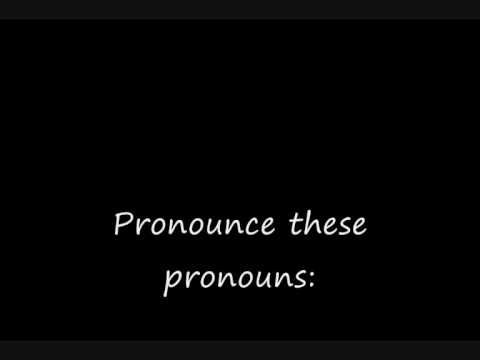 The Possessive Pronoun Song