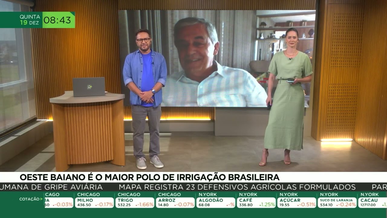 Oeste Baiano é o maior polo de irrigação brasileira