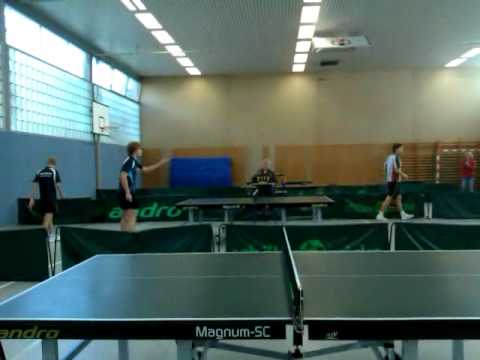 Schlussdoppel 5. Satz Fabi Butzke/Tobi Klinke TTV Waltrop 2 Teil 1