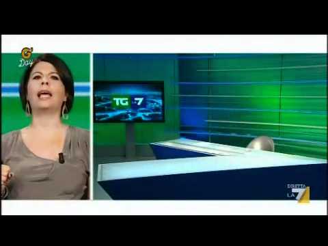 G'DAY con Geppi Cucciari 27/06/2011 - Grandomanda e Titoli del TG di Mentana con Giulia Innocenzi