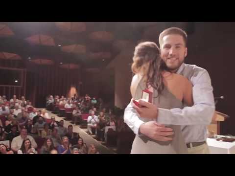 best marriage proposal at the conference - so surprise and happy