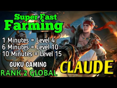 Top 2 Global Claude By GUKU GAMING | Fast Farming | MLBB | NzrOfficial