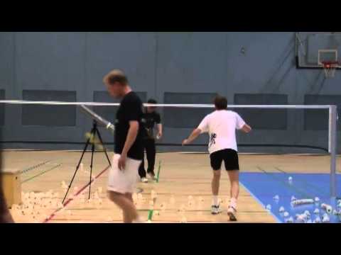 Peter Gade during the tecnical training