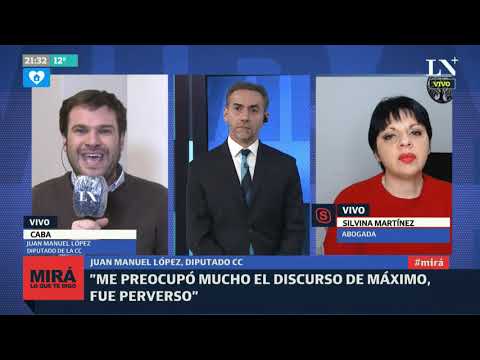 "Me preocupó el discurso de Máximo Kirchner, fue perverso", dice Juan Manuel López con Luis Majul