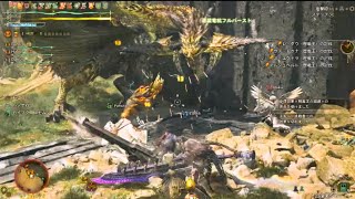 とある日の野良マルチ。英雄の証が大怪獣バトルで楽しすぎる【MHWilds】【モンハンワイルズ】【ガンランス】