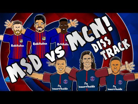 🎤MSD vs MCN - DISS TRACK🎤 [Barcelona vs Juventus 3-0, Celtic vs PSG 0-5 Parody Goals Highlights]