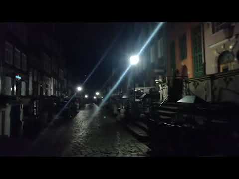 Gdansk old town night walk Poland