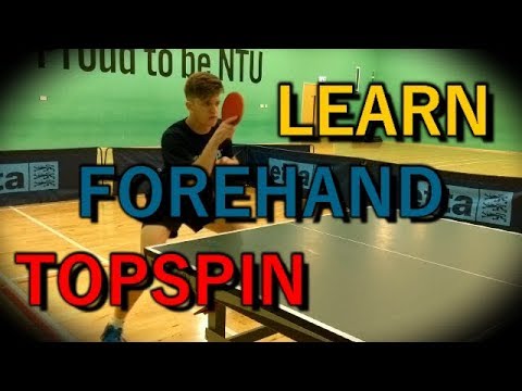 How To Play Table Tennis: Forehand Tutorial - **FT. MINI VLOG**
