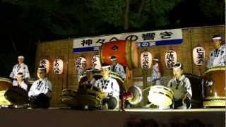 preview picture of video '深川 富岡八幡宮 太鼓の宴 2012 葵太鼓 昇（しょう）'