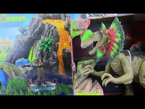 Dinosaurs  Jurassic World CRETACEOUS & Schleich Dinosaurs Volcano T-Rex 42305 - Toys for kids
