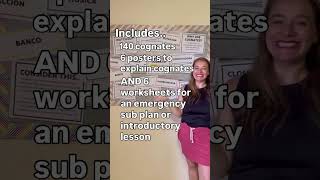 Easy Bulletin Board Ideas for Spanish Class and Spanish Classroom Decoration Ideas with Cognates