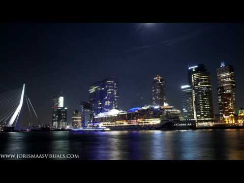 Timelapse of "De Maas" in  Rotterdam - The Netherlands