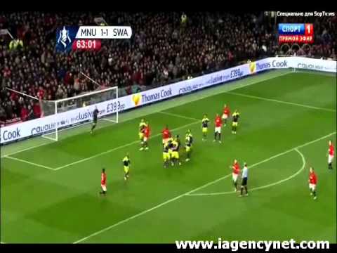 Manchester United 1 - 2 Swansea City Highlights - iAgencyNet.com