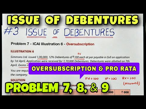 1 Issue of Debentures Concept Journal Entries Class 12 CA Foundation By Saheb Academy