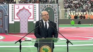 Au nom du Président de le République, le Premier Ministre preside la cérémonie d’ouverture du CHAN2022