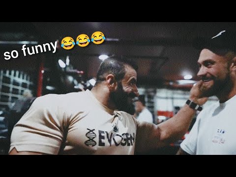 when Hadi choopan makes joke with Cbum(so funny)😂😂😝
