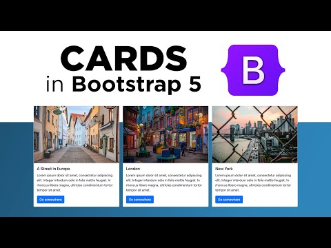 RESPONSIVE Bootstrap 5 Cards