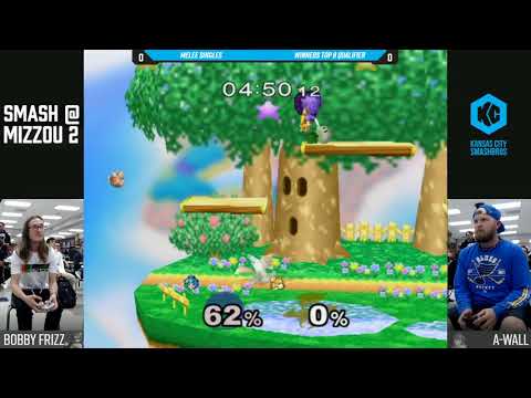 Smash @ Mizzou 2 SSBM - Bobby Frizz (Fox) Vs. A-Wall (Peach) - Winners Quarters