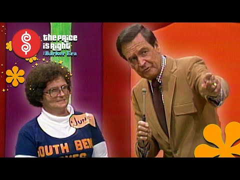 SWEET TPIR Contestant from Indiana Wears ADORABLE Bob Barker T-Shirt - The Price Is Right 1983