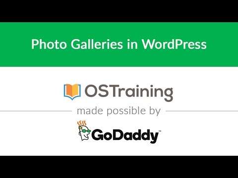 WordPress Beginner Tutorial 15 Photo Galleries in WordPress
