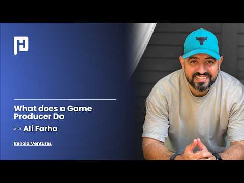 What a game producer does