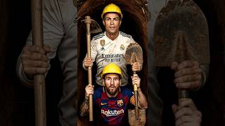 Ronaldo & Messi’s Wooden Car Mocked, Until They Found TREASURE! 🚗💎 #Ronaldo #Messi #aishorts #shorts