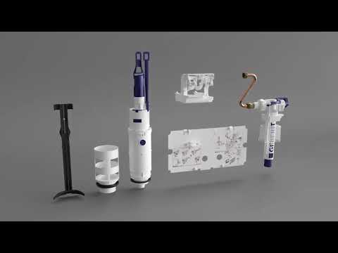 Geberit 200F Flush plates for a clean flush after each use