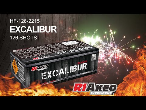 EXCALIBUR HF-126-2215 25/30mm | RIAKEO FIREWORKS #firework #pyro #riakeofireworks