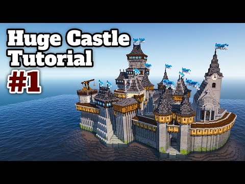 haraxx - Minecraft: How to Build a Huge Castle [ Tutorial ] #01