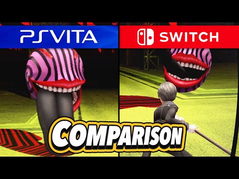 Persona 4 Golden Graphics Comparison (Switch VS PS Vita)