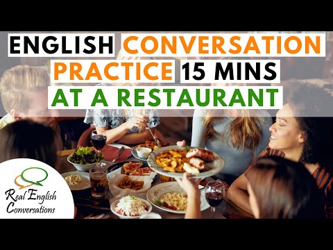 🎧 Real English Conversations 2020 | 15 Minutes Restaurants Conversation | English Listening Practice