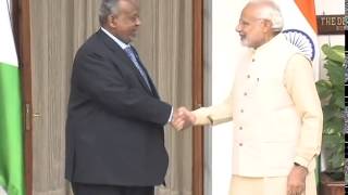 PM meeting the Prez of the Republic of Djibouti